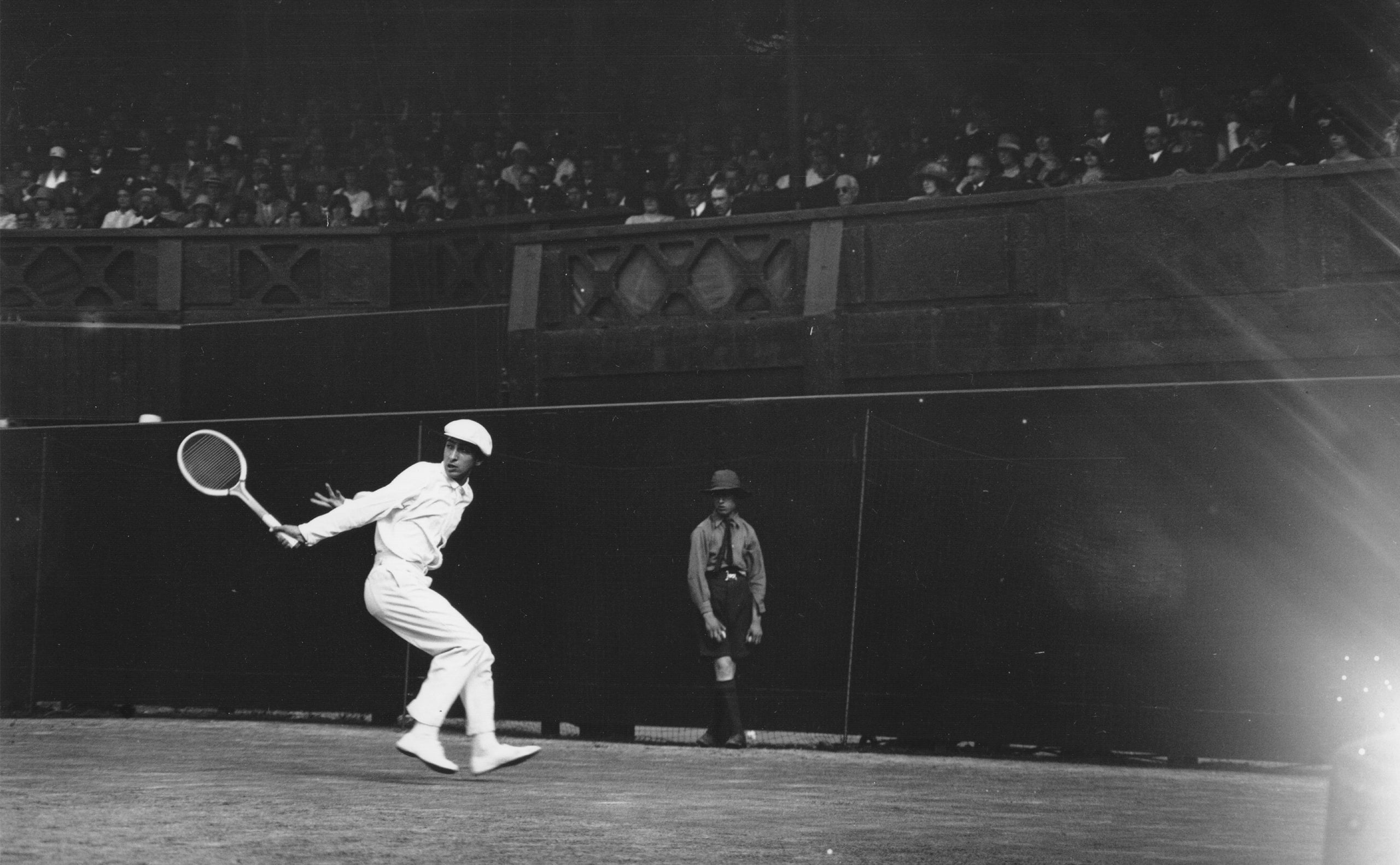 Rene Lacoste competes at the men&rsquo;s semifinals in 1925