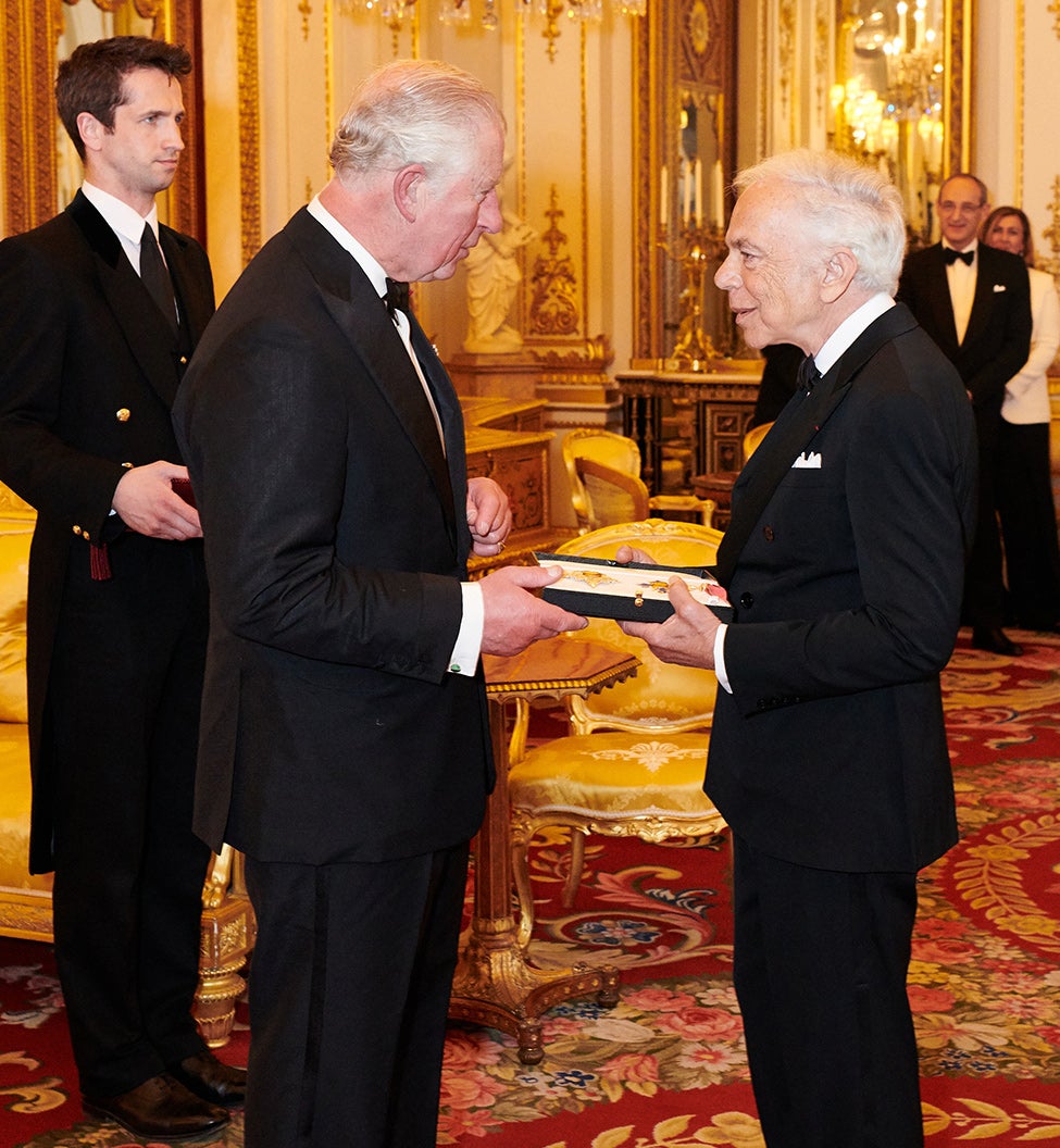 Ralph Lauren et Son Altesse Royale le prince de Galles le 19 juin 2019
