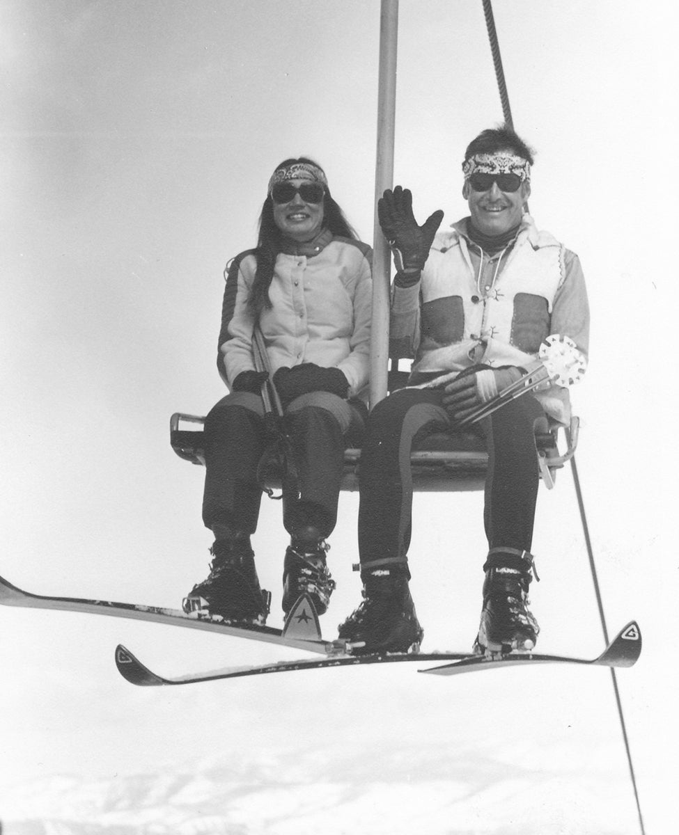 Kay Eldredge en James Salter in 1976