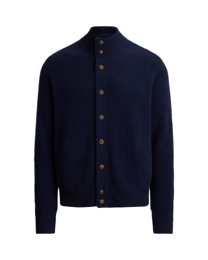 Cardigan col cheminée en cachemire