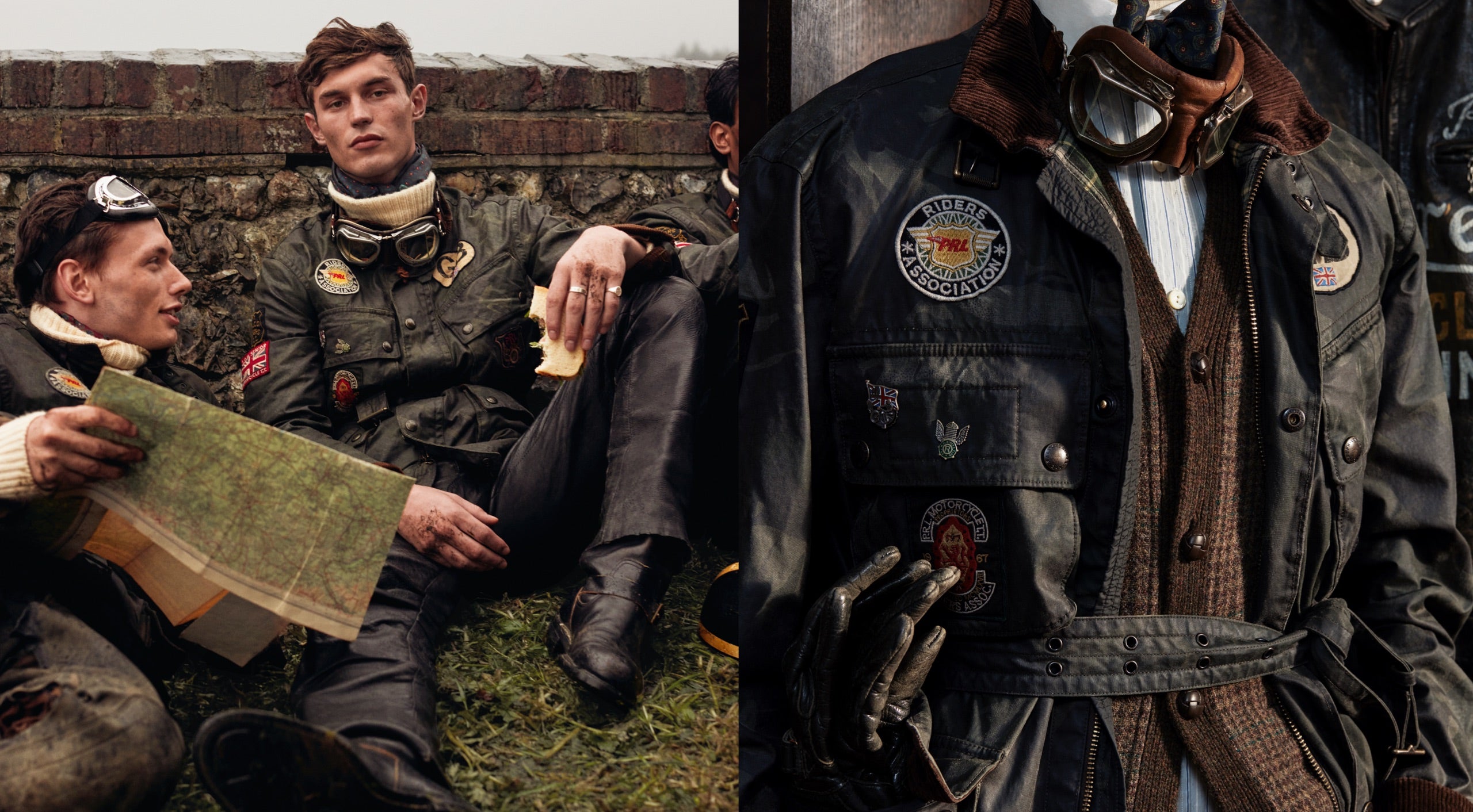 <strong>PHOTOGRAPHI&Eacute;E SUR PLACE</strong><br/><span>La collection Polo Originals de cette saison, inspir&eacute;e de l'&acirc;ge d'or des courses automobiles de Grand Prix, a &eacute;t&eacute; photographi&eacute;e sur le Goodwood Motor Circuit, situ&eacute; dans le West Sussex, dans le domaine de Goodwood de pr&egrave;s de 5 000 hectares.  Le circuit est c&eacute;l&egrave;bre pour avoir accueilli plusieurs &eacute;v&eacute;nements prestigieux de sport automobile, dont le c&eacute;l&egrave;bre Festival of Speed and Revival</span> <br/><rlmag_link href="https://www.ralphlauren.be/fr/search?cgid=brands-prl-tough-and-refined-cg"><button class="shop-collection">Shop the Story</button></rlmag_link>
