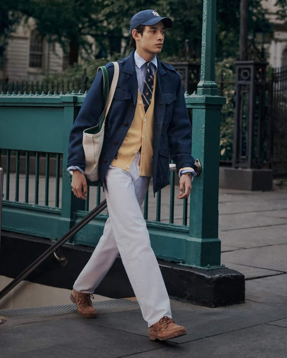 The Baystones Linen Field Jacket