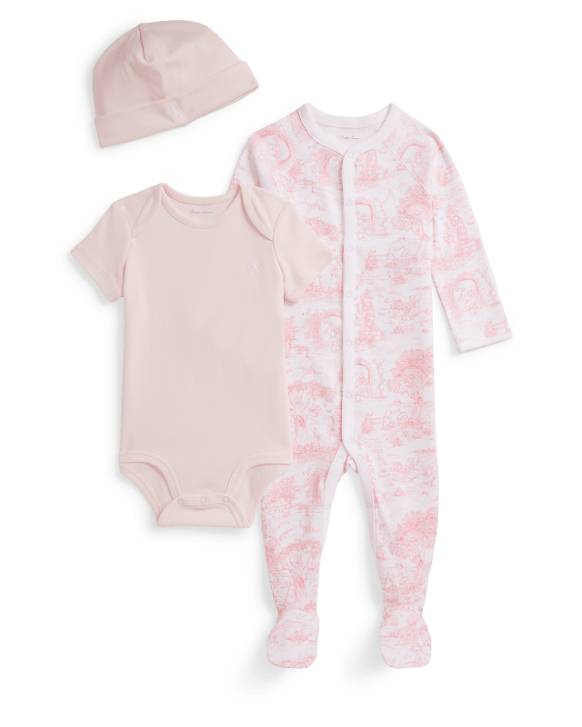 Toile Cotton 3-Piece Gift Set