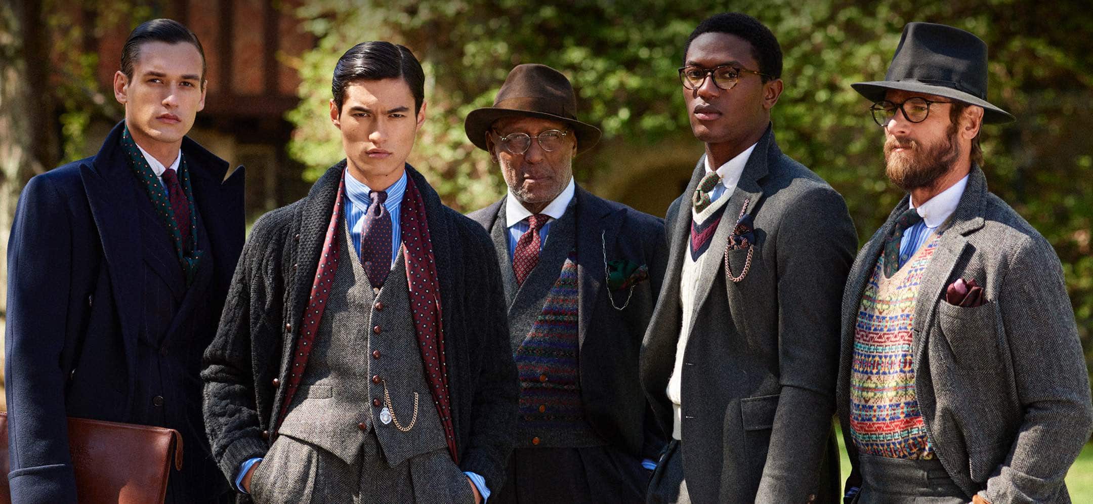 Men in vintage-inspired & classic Polo tailoring