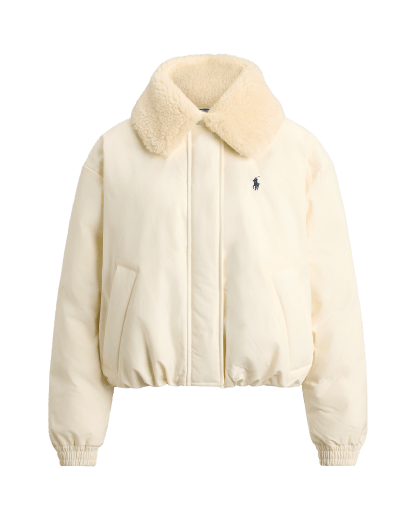 High-Pile-Collar Down Puffer Jacket