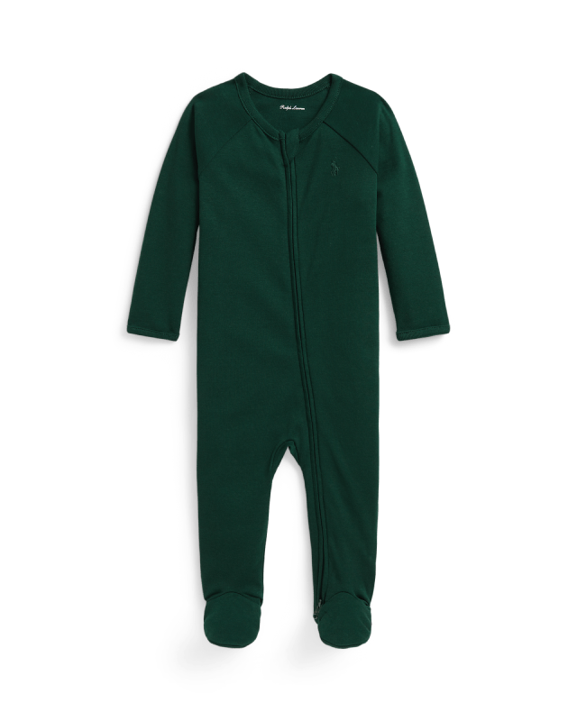 Cotton Interlock Footed Coverall