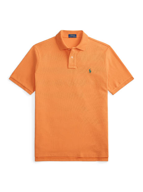 Polo en coton piqué coupe cintrée