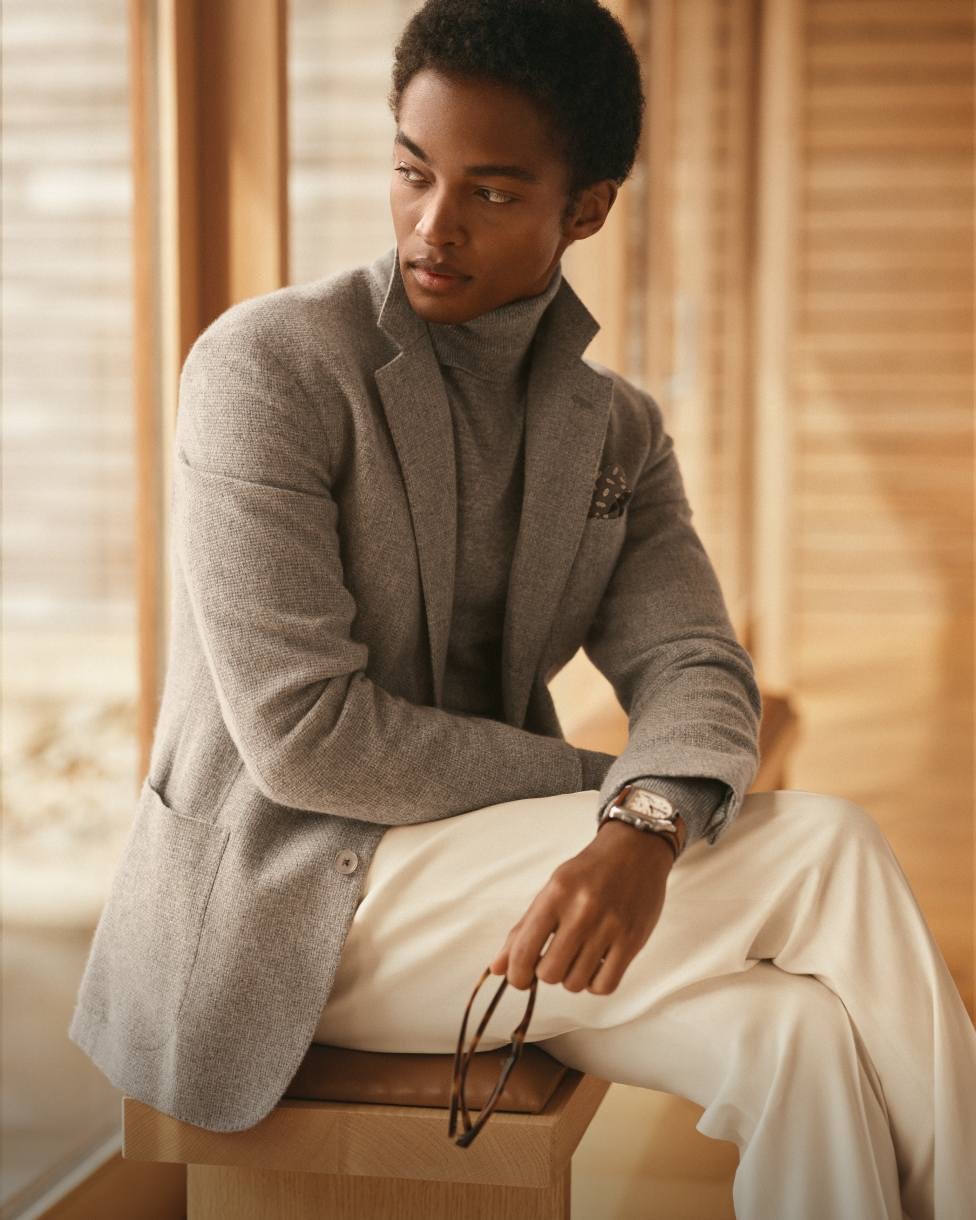 Veste Hadley faite main en cachemire