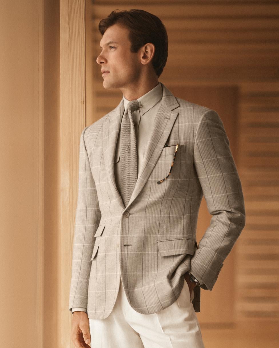 Blazer écossais Kent confectionné main