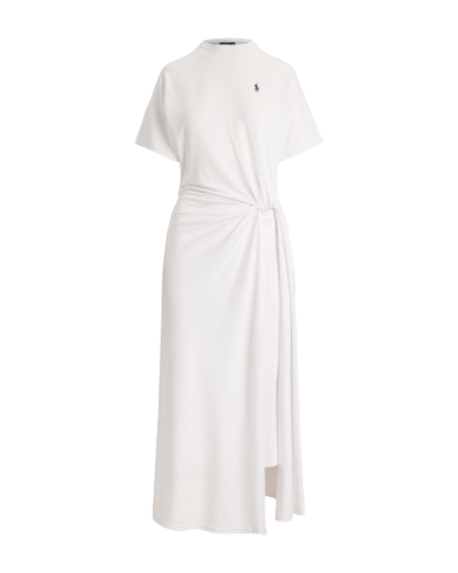 Robe t-shirt avec détail croisé
