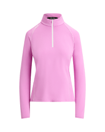 Haut demi-zippé en jersey stretch