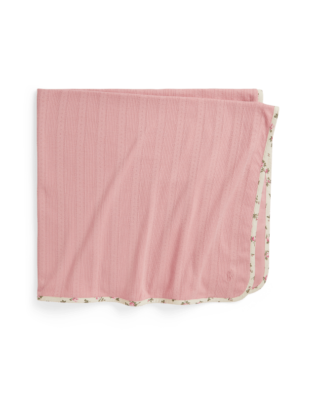Couverture en coton pointelle