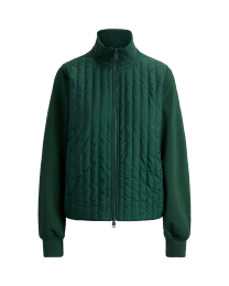 Pull hybride zippé col cheminée