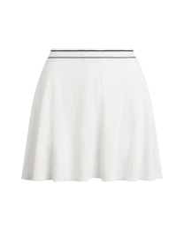 Jupe-short trapèze à motif torsadé