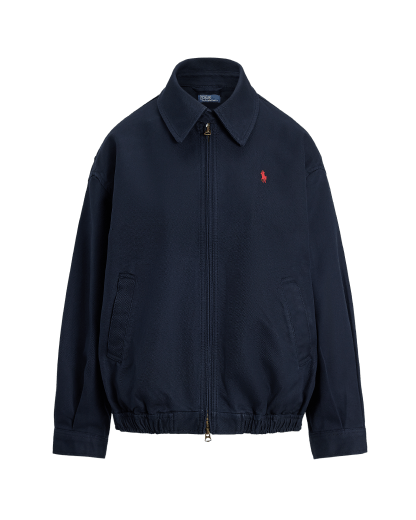 Coupe-vent oversize en coton
