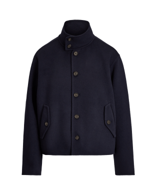 Veste en laine double face