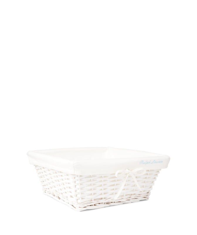 Grand panier bébé en osier