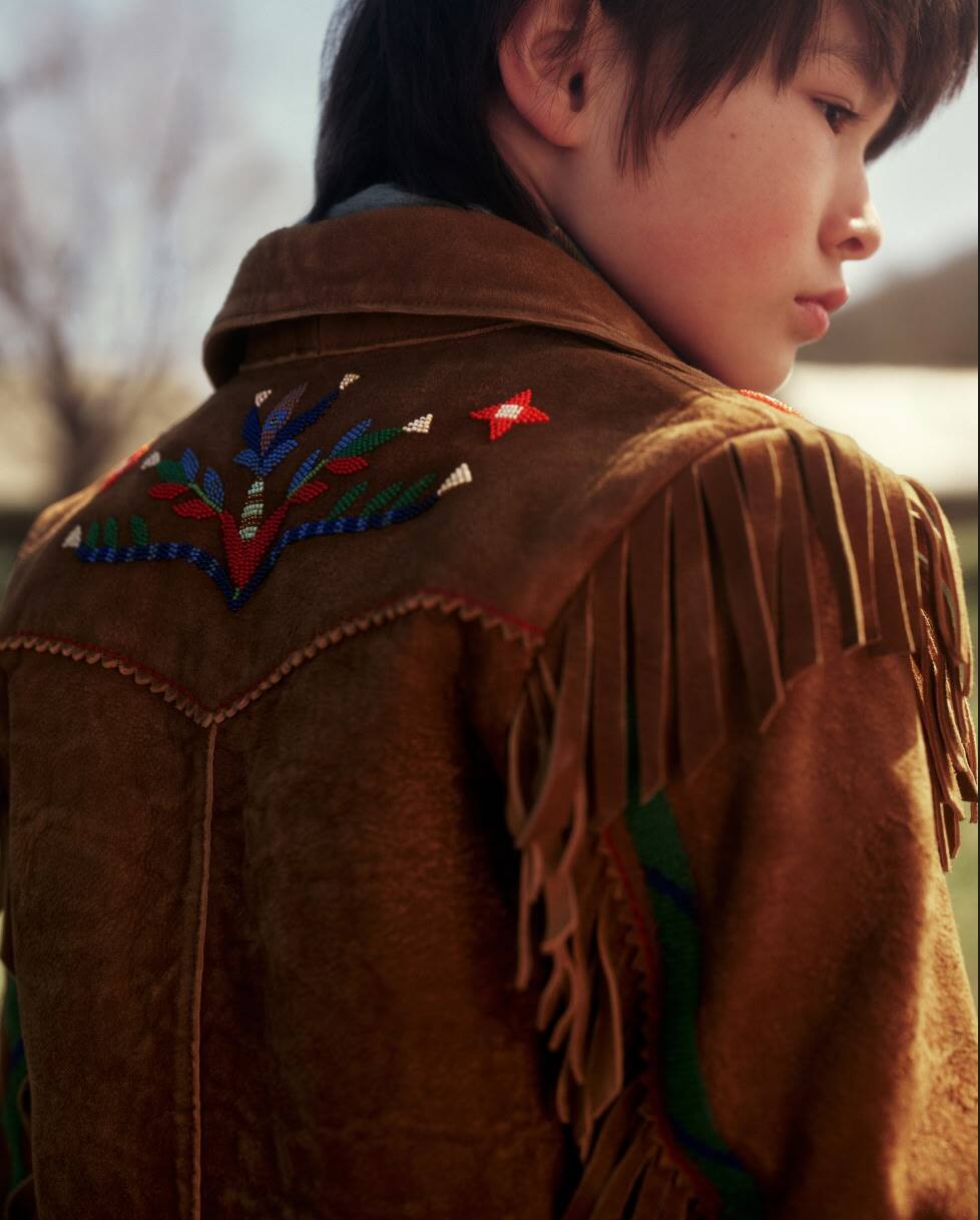 Veste frangée Standing Sage PRL x TÓPA