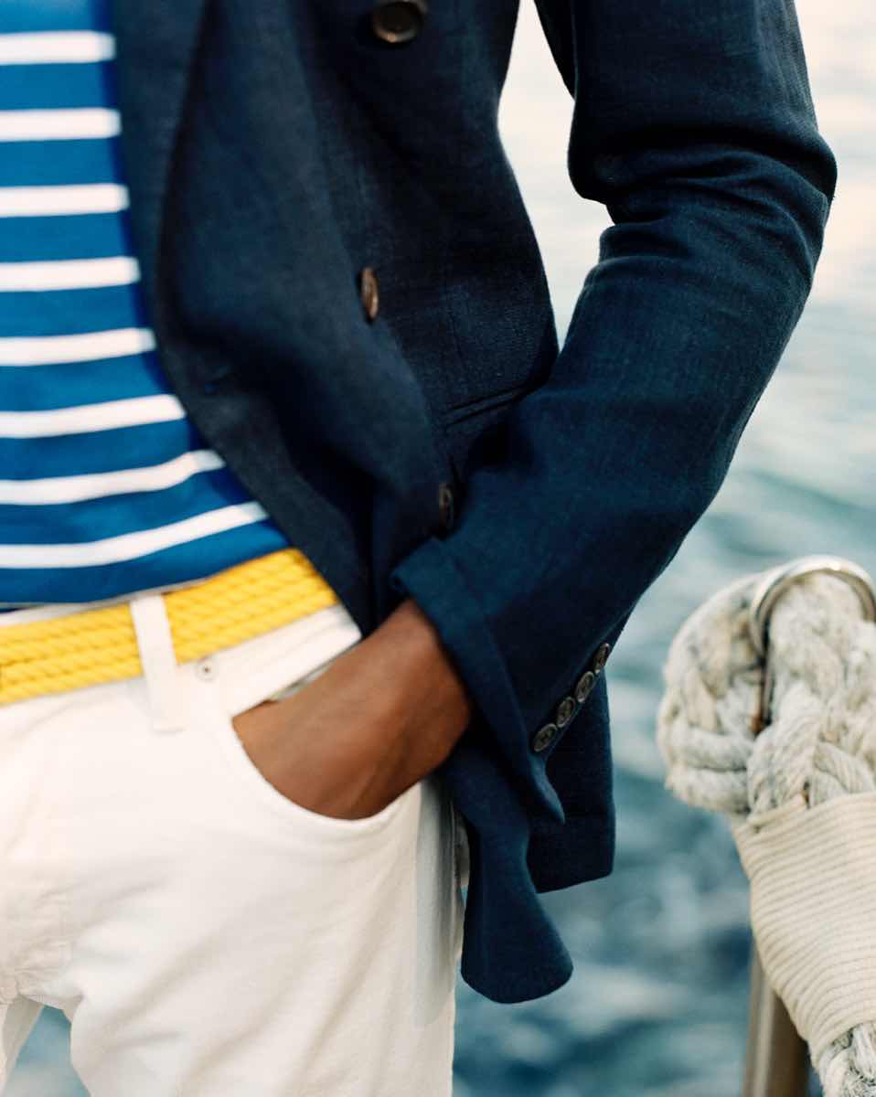 Polo Soft tailored stretch chino colbert