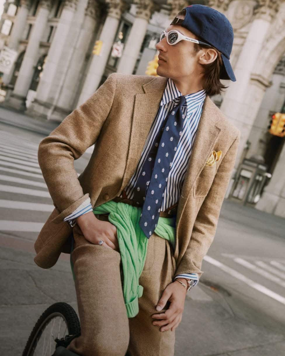 Polo tailored fit summer tweed colbert