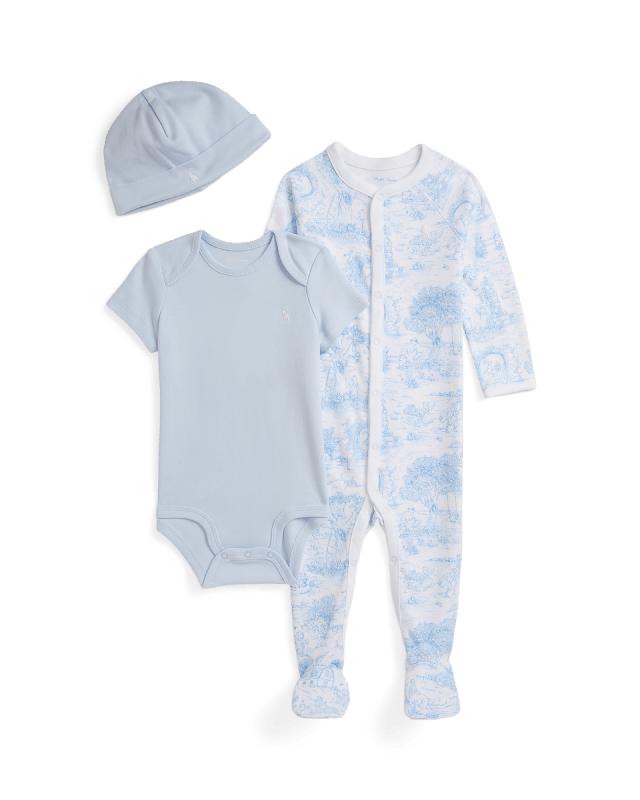Toile katoenen 3-delige cadeauset