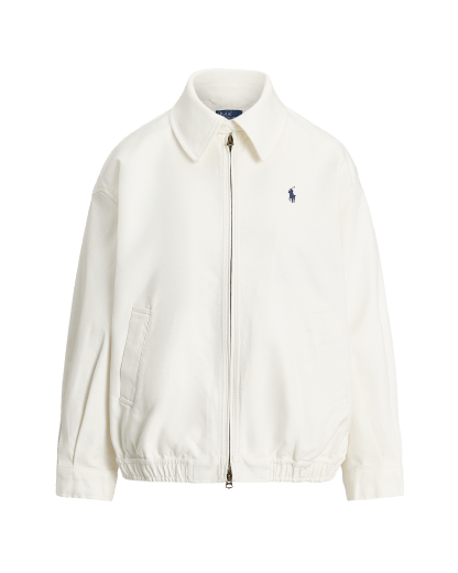 Oversized katoenen windjack
