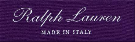 Ralph Lauren MADE IN ITALY